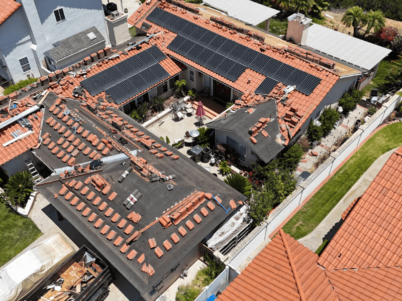 tile roof from alma roofing